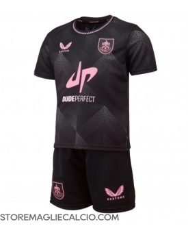 Burnley Maglia Gara Trasferta Repliche 2024-25 Bambino Maniche Corte Burnley Maglia Gara Trasferta Repliche 2024-25 Bambino Maniche Corte